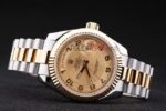 Rolex replica daydate acciaio oro arab gold dial orologio replica copia imitazione 4us447 - immagine 6