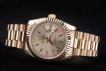 Rolex replica daydate oro giallo barrette orologio replica copia imitazione 4us449 - immagine 6