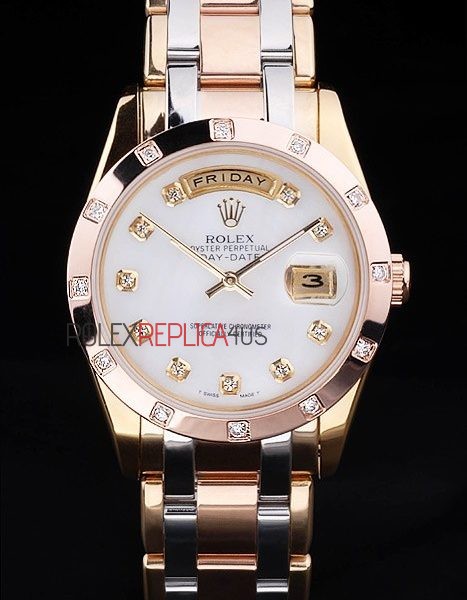virtuemart_product_6666rolex-replica-orologi-copia-imitazione-rolex-omega Rolex replica daydate pearlmaster acciaio oro white brillantini orologio replica copia imitazione 4us450 - immagine 1