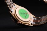 Rolex replica daydate pearlmaster acciaio oro white brillantini orologio replica copia imitazione 4us450 - immagine 8