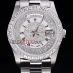 Rolex replica daydate full brillantini SARU orologio replica copia imitazione 4us451