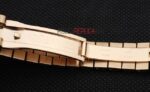 Rolex replica daydate full brillantini SARU green arab orologio replica copia imitazione 4us452 - immagine 9