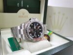 Rolex replica explorer II black dial acciaio 42mm big new basilea replica copia imitazione 4us510 - immagine 7