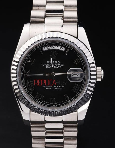 virtuemart_product_6712rolex-replica-orologi-copia-imitazione-rolex-omega Rolex replica daydate acciaio black roman orologio replica copia imitazione 4us453 - immagine 1