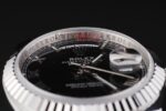 Rolex replica daydate acciaio black roman orologio replica copia imitazione 4us453 - immagine 7