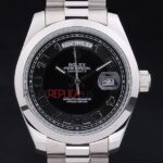 Rolex replica daydate acciaio black arab orologio replica copia imitazione 4us454