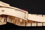 Rolex replica daydate oro argentèè brillantini orologio replica copia imitazione 4us457 - immagine 7