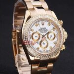 Rolex replica daytona oro giallo brillantini bezel orologio replica copia imitazione 4us464