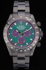Rolex replica daytona pro-hunter black venom green orologio replica copia imitazione 4us466 - immagine 4