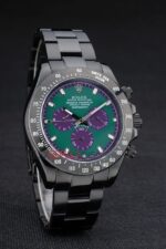 Rolex replica daytona pro-hunter black venom green orologio replica copia imitazione 4us466 - immagine 3