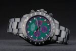 Rolex replica daytona pro-hunter black venom green orologio replica copia imitazione 4us466 - immagine 6