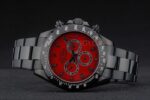 Rolex replica daytona pro-hunter pvd red dial orologio replica copia imitazione 4us467 - immagine 6