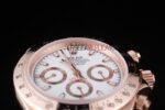 Rolex replica daytona rose gold white dial orologio replica copia imitazione 4us469 - immagine 6