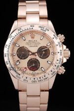 Rolex replica daytona full rose gold orologio replica copia imitazione 4us470 - immagine 3