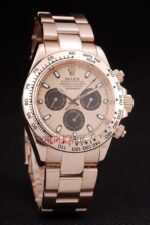 Rolex replica daytona full rose gold orologio replica copia imitazione 4us470 - immagine 4