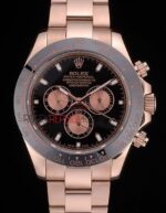 Rolex replica daytona rose gold ceramichon bezel orologio replica copia imitazione 4us472
