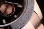 Rolex replica daytona rose gold ceramichon bezel orologio replica copia imitazione 4us472 - immagine 7