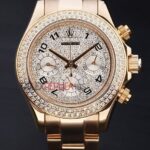 Rolex replica daytona rose gold SARU full brillantini orologio replica copia imitazione 4us474