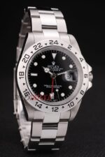 Rolex replica explorer II black dial acciaio replica copia imitazione 4us506 - immagine 4
