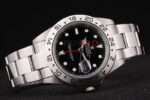 Rolex replica explorer II black dial acciaio replica copia imitazione 4us506 - immagine 6