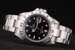 Rolex replica explorer II black dial acciaio replica copia imitazione 4us506 - immagine 5