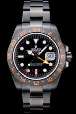 Rolex replica explorer II orange pro-hunter pvd 42mm big new basilea replica copia imitazione 4us512 - immagine 3