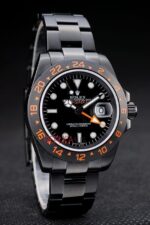 Rolex replica explorer II orange pro-hunter pvd 42mm big new basilea replica copia imitazione 4us512 - immagine 4