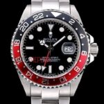 Rolex replica GMT master II rosso nero ceramichon new basilea oro bianco orologio replica copia imitazione 4us292