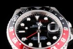 Rolex replica GMT master II rosso nero ceramichon new basilea oro bianco orologio replica copia imitazione 4us292 - immagine 7