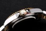 Rolex replica GMT master II acciaio oro occhio di tigre black dial orologio replica copia imitazione 4us494 - immagine 8
