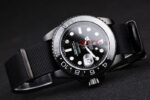 Rolex replica GMT master II nero ceramichon ref. 116710LN pro-hunter pvd cordura orologio replica copia imitazione 4us496 - immagine 6
