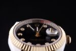 Rolex replica datejust acciaio oro black brillantini jubilèè orologio replica copia imitazione 4us479 - immagine 7