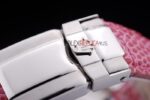 Rolex replica daytona beach pink strip leather orologio replica copia imitazione 4us476 - immagine 9