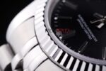 Rolex replica datejust acciaio black barrette jubilèè orologio replica copia imitazione 4us481 - immagine 8