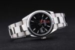 Rolex replica datejust acciaio black centenario 369 oyster orologio replica copia imitazione 4us482 - immagine 5