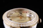 Rolex replica daydate acciaio oro full brillantini SARU orologio replica copia imitazione 4us484 - immagine 7