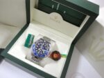Rolex replica GMT master II nero blu ceramichon new basilea orologio replica copia imitazione 4us273 - immagine 10