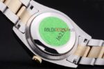 Rolex replica datejust acciaio oro white roman oyster orologio replica copia imitazione 4us485 - immagine 9
