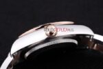 Rolex replica datejust acciaio oro brown brillantini bezel oyster orologio replica copia imitazione 4us487 - immagine 8