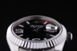Rolex replica datejust acciaio centenario black 369 orologio replica copia imitazione 4us490 - immagine 7