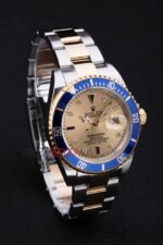 Rolex replica submariner acciaio oro 16613 SEL orologio replica copia imitazione 4us499 - immagine 4