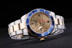 Rolex replica submariner acciaio oro 16613 SEL orologio replica copia imitazione 4us499 - immagine 5