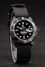 Rolex replica submariner pro-hunter comex cordura pvd black dial orologio replica copia imitazione 4us500 - immagine 4