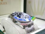 Rolex replica GMT master II nero blu ceramichon new basilea orologio replica copia imitazione 4us273 - immagine 6
