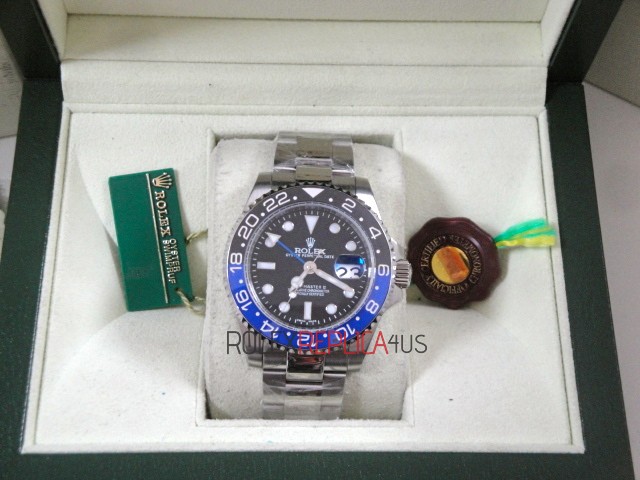 virtuemart_product_79rolex-replica-copia-orologi-imitazione-rolex Rolex replica GMT master II nero blu ceramichon new basilea orologio replica copia imitazione 4us273 - immagine 1