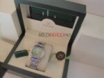 Rolex replica pearlmaster acciaio yellow blue orologio replica copia imitazione 4us265 - immagine 8