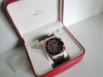 Audemars Piguet royal oak offshore replica new gommino rose gold black dial orologio copia imitazione crono 4us208 - immagine 5
