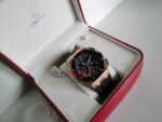 Audemars Piguet royal oak offshore replica new gommino rose gold black dial orologio copia imitazione crono 4us208 - immagine 3