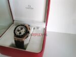 Audemars Piguet royal oak offshore replica new gommino rose gold panda orologio copia imitazione crono 4us210 - immagine 3