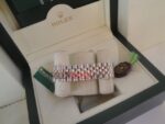 Rolex replica datejust acciaio madreperla brillantini jubilèè orologio replica copia imitazione 4us222 - immagine 9